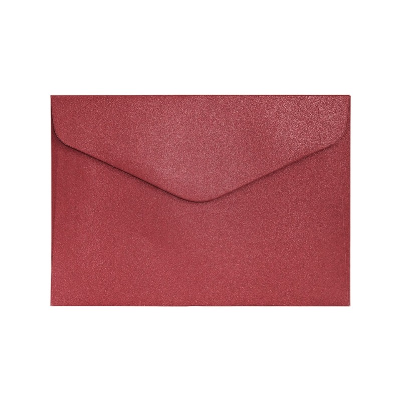 Koperta C6 Pearl czerwony (10szt.) 280238 Galeria Papieru