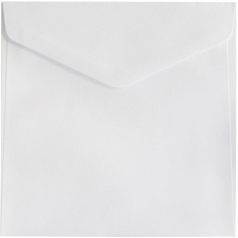 Koperta 160x160mm biały gładki 150g. (10) 280391 Galeria Papieru