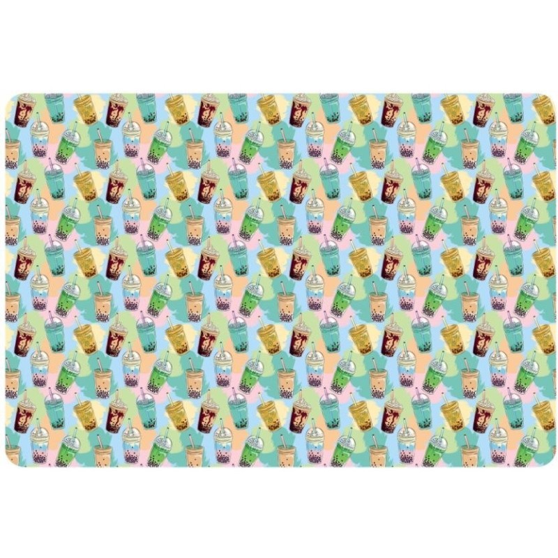 Podkładka do prac plastycznych A3 PP z nadrukiem BUBBLE TEA PSN-A3-37 BIURFOL