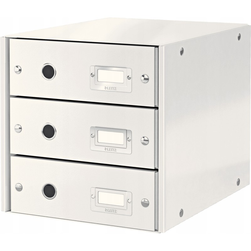 Pojemnik z 3 szufladami biały C&S WOW 60480001 LEITZ