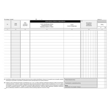 R-2 Ewidencja przychodu A4 MICHALCZYK I PROKOP