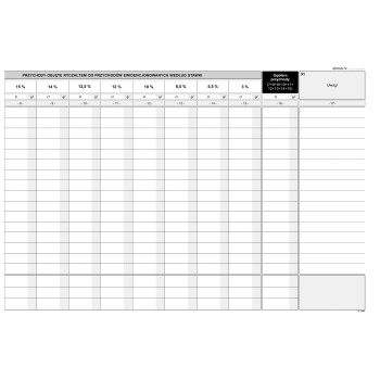 R-2 Ewidencja przychodu A4 MICHALCZYK I PROKOP