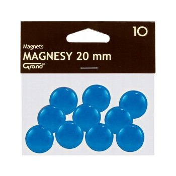 Magnesy 20mm GRAND niebieskie (10szt.) 130-1690 GRAND