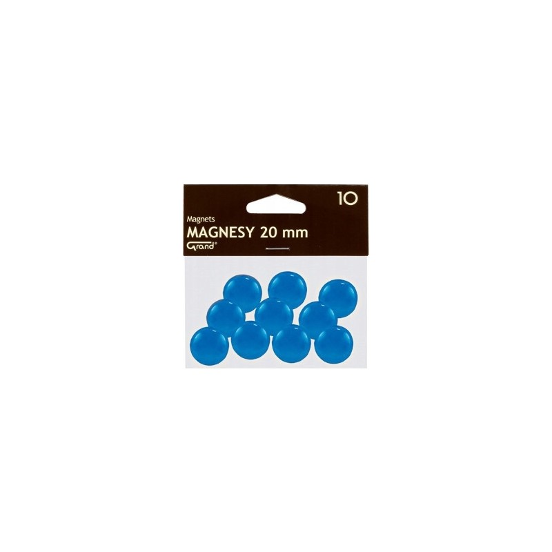 Magnesy 20mm GRAND niebieskie (10szt.) 130-1690 GRAND