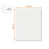 Folia suchościeralna Nobo Instant 60x80cm kratka 1905157 NOBO