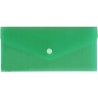 Teczka kopertowa na dokumenty DL satyna PP zielona TKS-03-02 BIURFOL