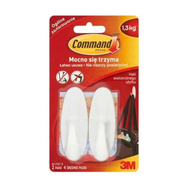 Haki COMMAND wielokrotnego użytku wodoodporne 3M-XA004837606 W17081PL