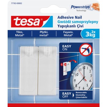 Gwóźdź samoprzylepny do tapet 1kg biały ( 2szt.) TESA 77773-00002-00