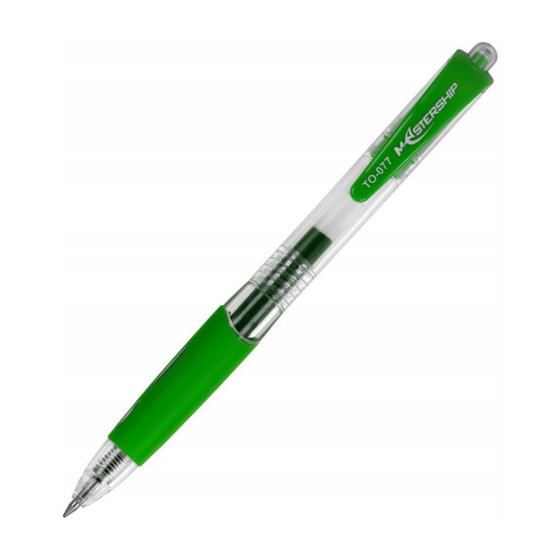 Długopis żelowy automatyczny MASTERSHIP zielony TO-077 TOMA