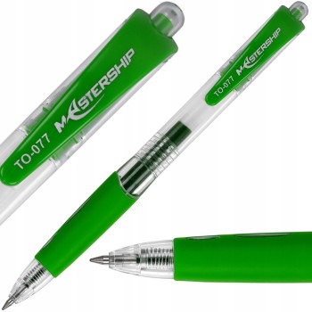 Długopis żelowy automatyczny MASTERSHIP zielony TO-077 TOMA