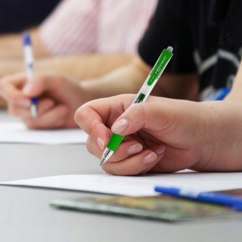 Długopis żelowy automatyczny MASTERSHIP zielony TO-077 TOMA