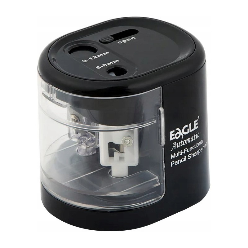 Temperówka na baterie lub USB dwa otwory EG-5161 czarna 130-1851 EAGLE