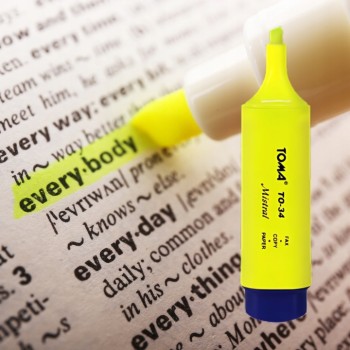 Zakreślacz MISTRAL żółty TO-334 TOMA