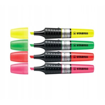 Zakreślacz STABILO 71/4 LUMINATOR 4szt.