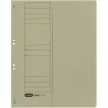 Skoroszyt oczkowy 1/2 A4 szary 100551880 ELBA