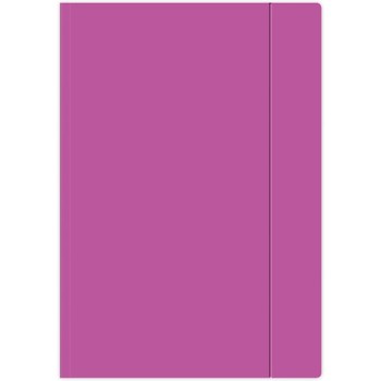 Teczka z gumką A4+ FLUO fioletowa INTERDRUK 3129