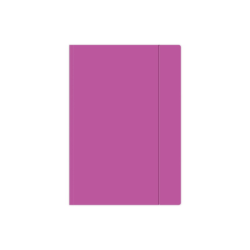 Teczka z gumką A4+ FLUO fioletowa INTERDRUK 3129