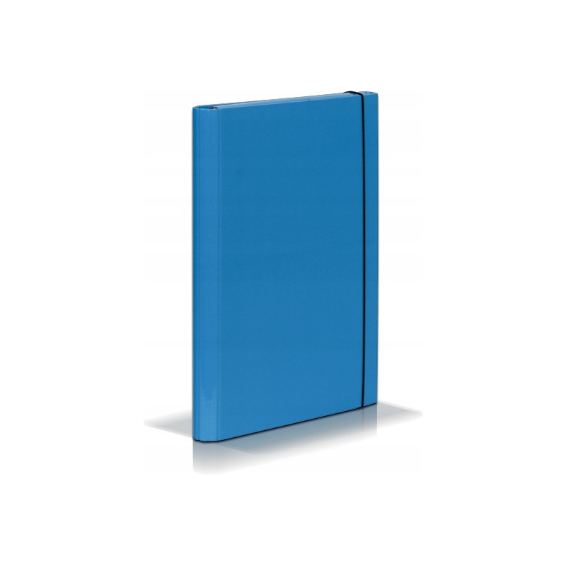 Teczka skrzydłowa z gumką CARIBIC j.niebieska 4cm 339/19 VAUPE