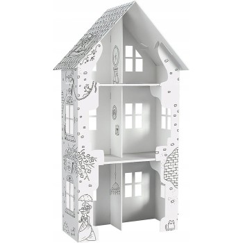 Kolorowanka składana 3D XXL Domek ul.Fiołkowa 4 PD-000201 MONUMI