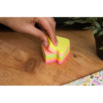 Bloczek samoprzylepny 70x70mm 400k STRZAŁKA D.RECT 110513