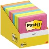 Bloczek samoprzylepny POST-IT 76x76mm mix kolorów (10x100kart.) 7100317840 3M