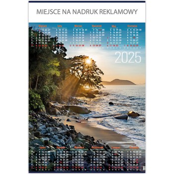 Kalendarz Plakatowy B1, P02 WODOSPAD 67x98cm TELEGRAPH