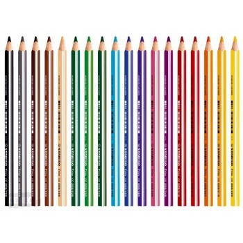 Kredki STABILO Trio grube 18kolorów 203/18-01