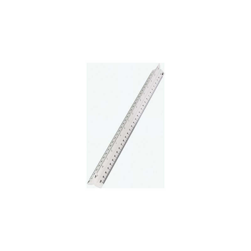 Skalówka plastikowa 30cm GEODETA 20033 1:1000/2000/5000..LENIAR