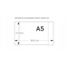 Okładki na zeszyty szkolne A5 bezbarwne 10 sztuk 21,2x30,3cm OZK10-01-02 BIURFOL