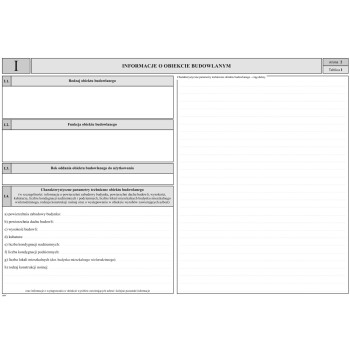 604-1N Książka obiektu budowlanego A4 poziom 64strony Michalczyk i Prokop