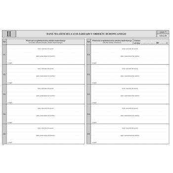 604-1N Książka obiektu budowlanego A4 poziom 64strony Michalczyk i Prokop