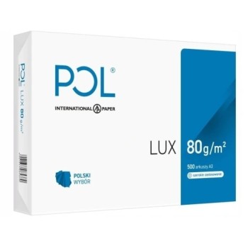 Papier ksero A3 80g POLLUX (5 ryz) klasa białości B
