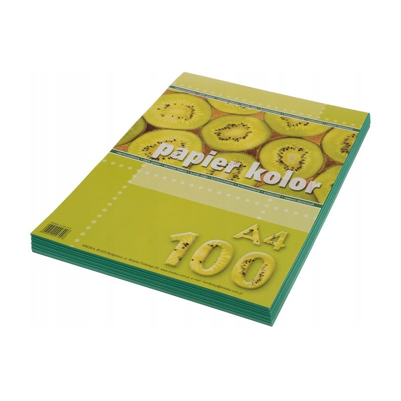 Papier ksero A4 KRESKA 100ark ciemno zielony