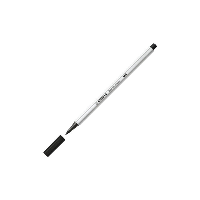 Flamaster STABILO PEN 68 568/46 czarny końcówka pędzelkowa Brush