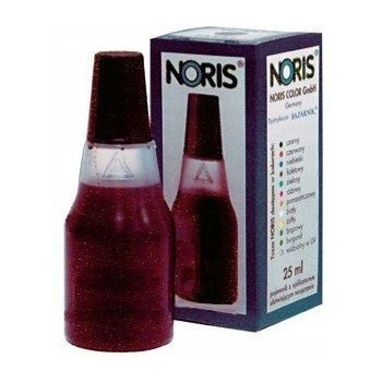 Tusz NORIS 110S 25ml czerwony wodny do znakowania papieru NO110SCE/10