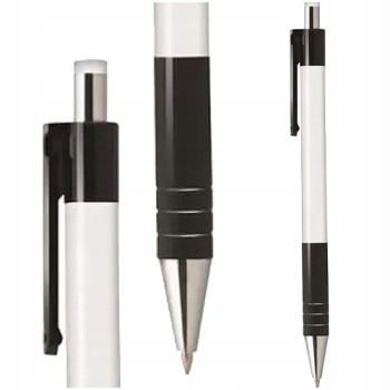 Długopis niebieski 0,7mm obudowa biała KD940-NB TETIS