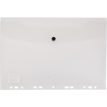 Teczka kopertowa na dokumenty A4 wpinana do segregatora PVC przezroczysta TP-12-05 BIURFOL