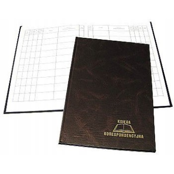 Książka korespondencyjna A4 300k brązowa 229-021 WARTA