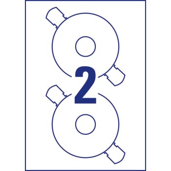 Etykiety A4 białe (25 arkuszy) Q117mm L6043-25 AVERY ZWECKFORM