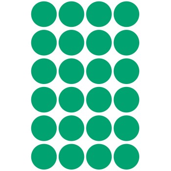 Trwałe kółka do zaznaczania 18mm 96szt./op. zielone 3006 AVERY ZWECKFORM