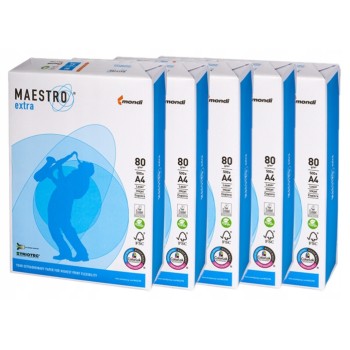 Papier ksero A4 80g (5ryz) MAESTRO EXTRA TRIOTEC 170CIE 9457A80