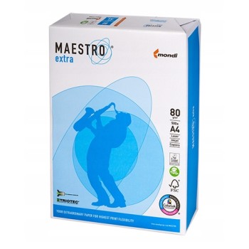 Papier ksero A4 80g (5ryz) MAESTRO EXTRA TRIOTEC 170CIE 9457A80
