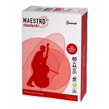 Papier ksero A4 80g (5ryz) MAESTRO STANDARD PLUS 161CIE 94928A80S