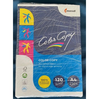 Papier ksero A4 COLOR COPY 120g. USZKODZONE OPAKOWANIE 250 ark.CC412