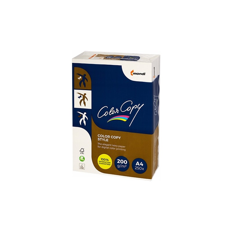 Papier ksero COLOR COPY STYLE A4 200g 250ark chamoi/kremowy 86837A20SB