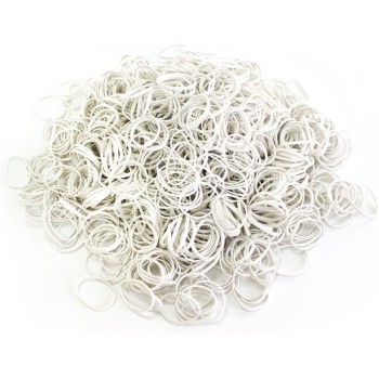 Gumki recepturki 1kg średnica 80mm białe 1,5x1,5mm białe EMERSON gurewe80x1.5x1.5