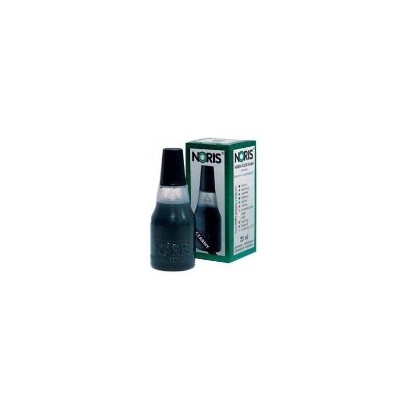 Tusz NORIS 110S 25ml czarny wodny do znakowania papieru NO110SCA/10