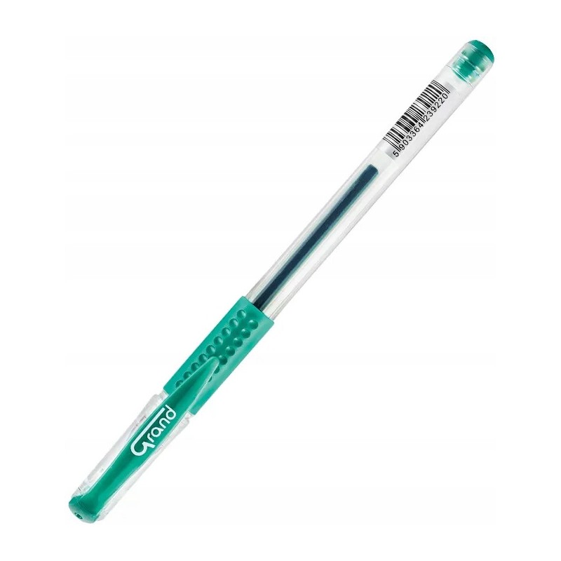 Pióro żelowe GR101 zielony 160-1028 GRAND