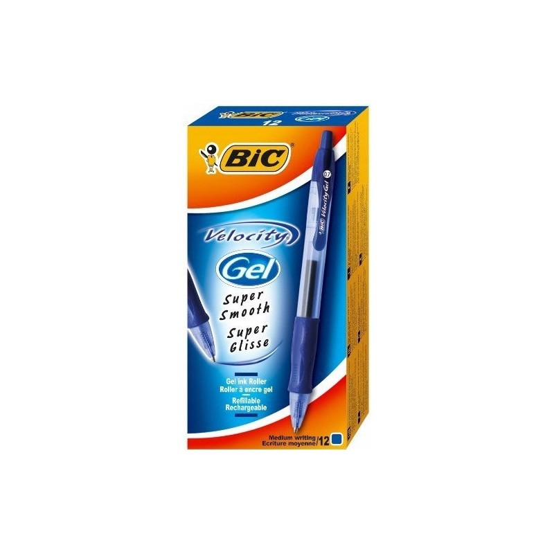 Pióro żelowe automatyczne Gelocity Gel Niebieski 829158 BIC