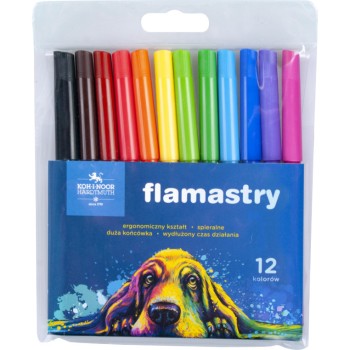 Flamastry szkolne 12 kolorów 7710/2AB KOH-I-NOOR